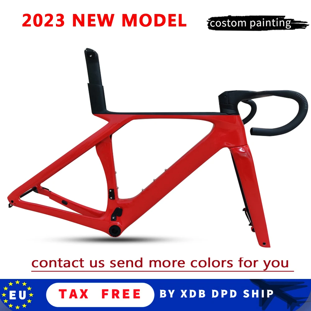 2023NewRoadBikeCarbonFrameT1100CarbonBicycleFramesetDisc