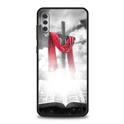 Faith Christian Religious Jesus Clear Phone Case - Inspirational Design Phone Shell - Samsung A70 (A1)