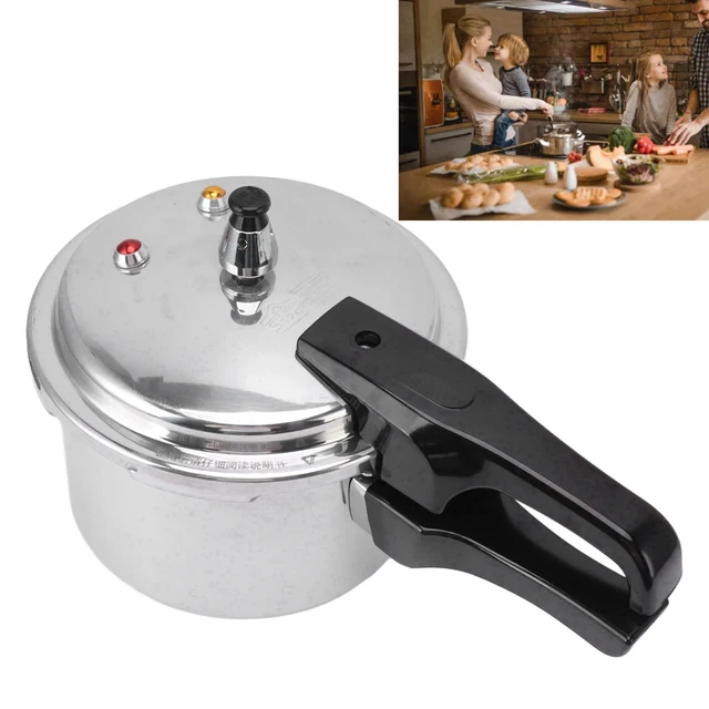 3 Liter Aluminium Alloy Pressure Cooker Suitable Gas Stove is Suitable for Cooking Beans, Meats, Vegetables, Soups and More 3