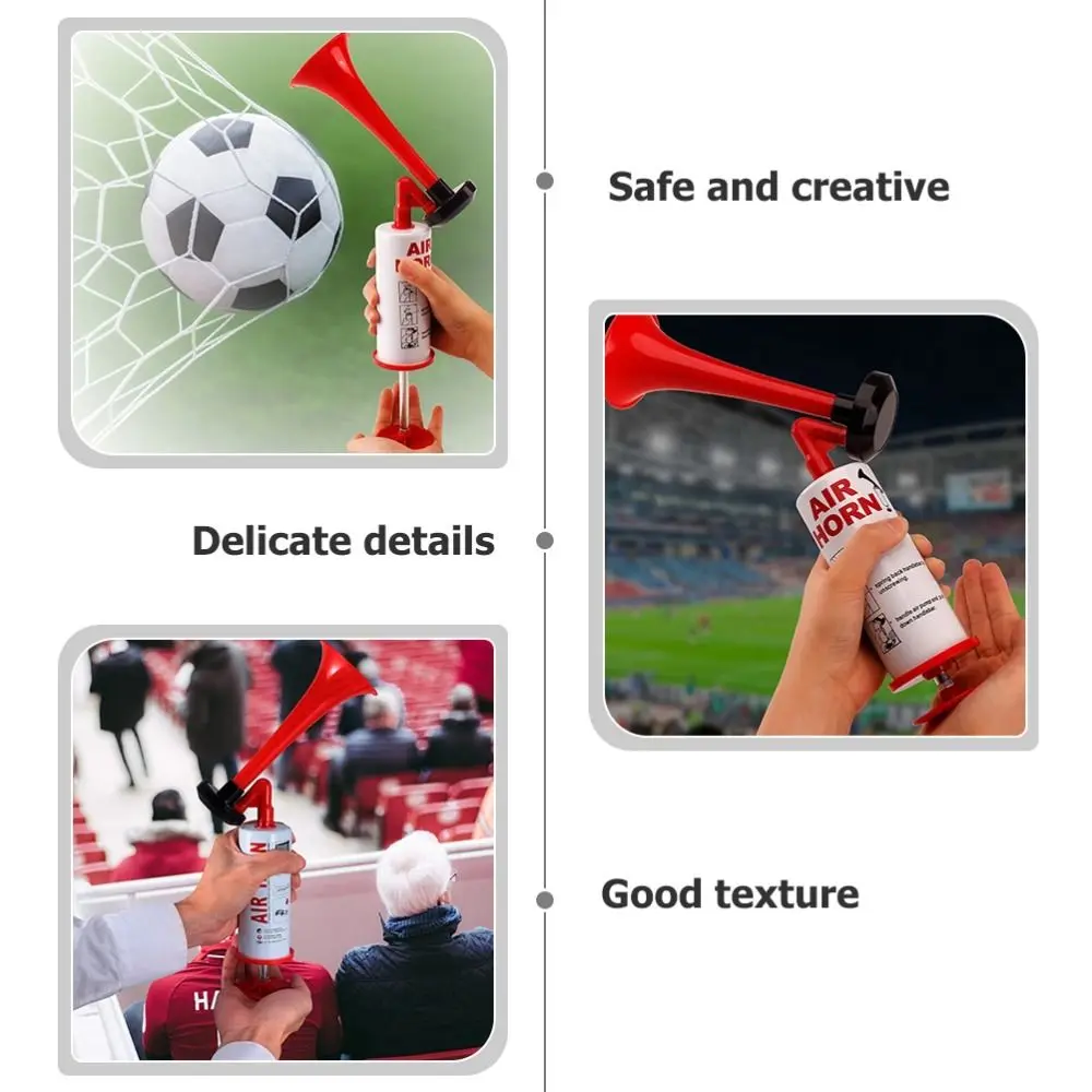Plastic Horn Bicycle Horn Handheld Air Horn Portable Air Pump Horn Party Accessories Security Emergency Horns Fire Alarm