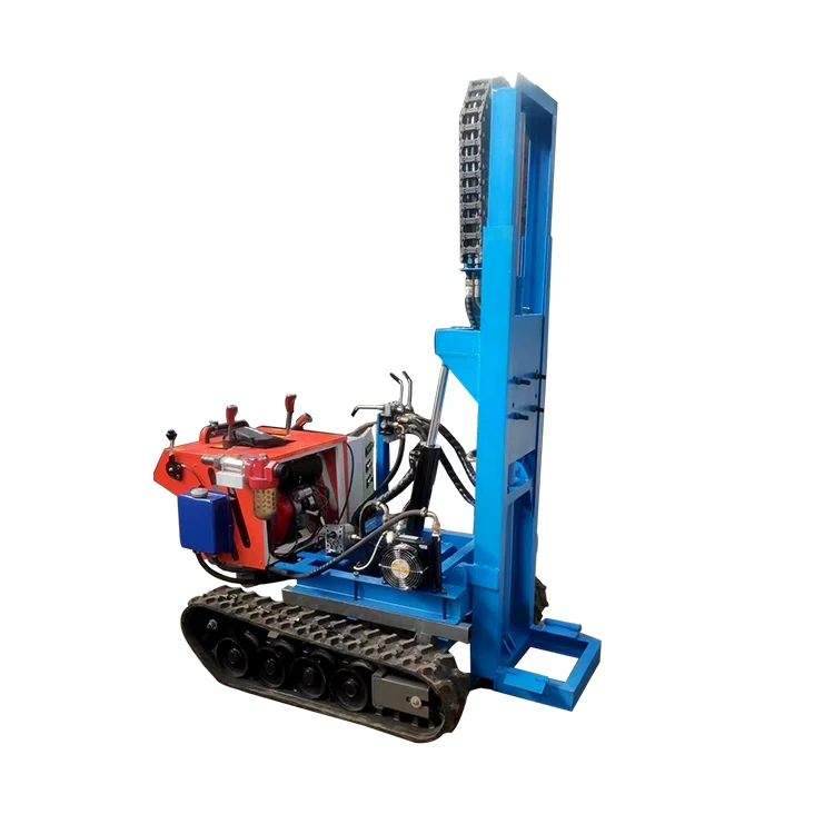 

Crawler Mounted Hydraulic Diesel Well Drilling Machine Portable 120m Deep Water Drill Rig Rotary Agriculture Digging Holes