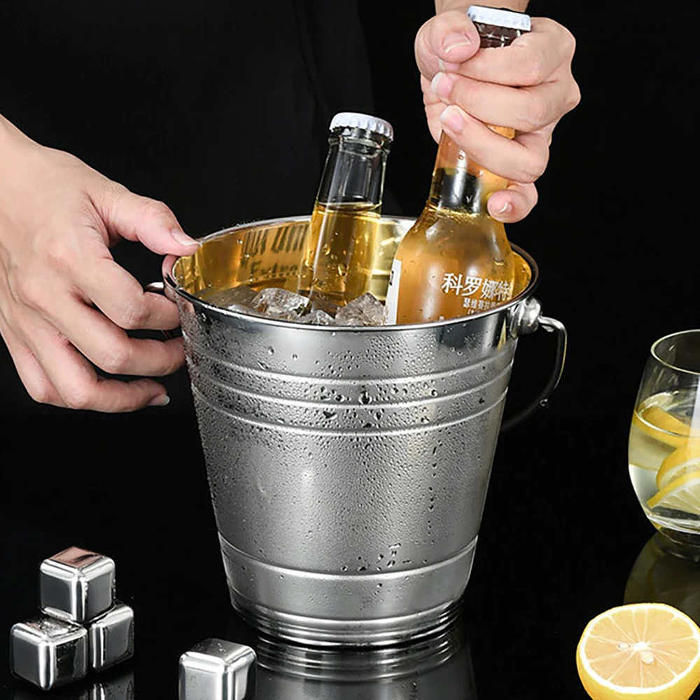 3.5l-12l Crystal Ice Bucket Bar Set Plastic Champagne Wine Bucket Crystal Large  Ice Beer Bucket - Buckets, Coolers & Ice Bags - AliExpress