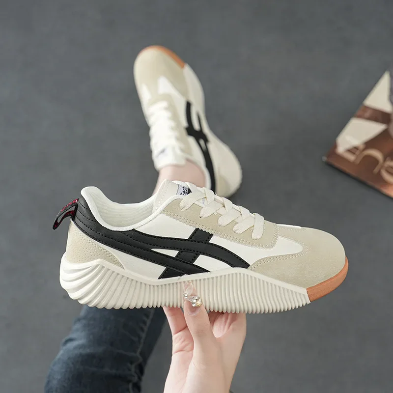 Women's Spring Casual Sports Shoes Women Sneakers Round Toe Platform