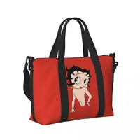 Feriales Cartoon Girl "B-Bettys" Reisetasche – XXL Kapazität – Stylische Tragetasche für Strand, Sport, Yoga & Shopping 1
