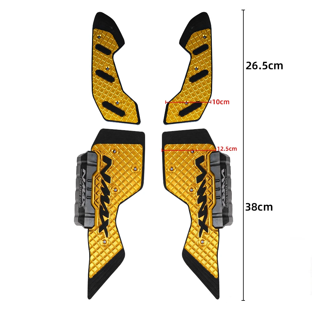 For YAMAHA 2025 NMAX155 Footrest Motorcycle Aluminum Alloy Skid Proof  FootPegs Nmax155 Accessories - AliExpress