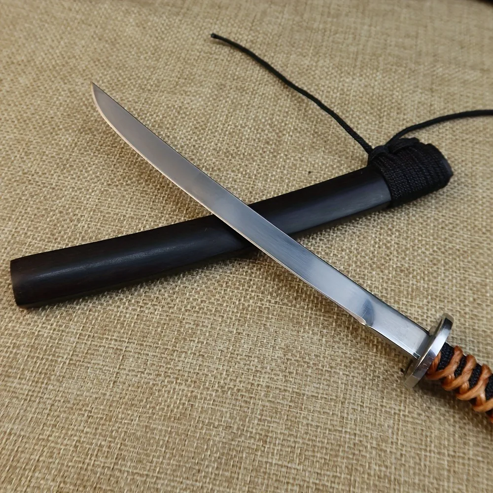 1PC Hand-made small knife, high hardness handle meat, fruit cutting, Mongolian small knife, fruit knife, survival knife 3