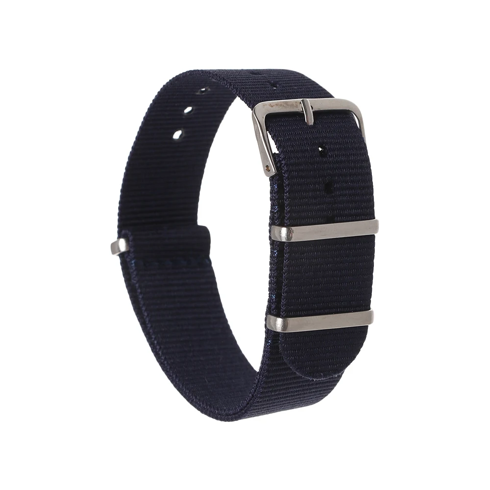 Universal Adjustable Nylon Watch Strap – Breathable Weave Wristband Replacement
