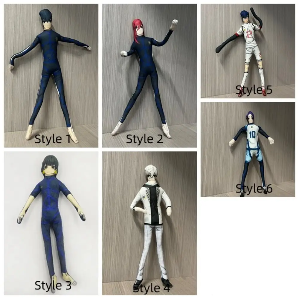 Nagi Seishiro Blue Lock Plush Chigiri Hyoma Twistable Shape Isagi Yoichi Stuffed Cotton Dolls Abstract Model Bachira Meguru Doll