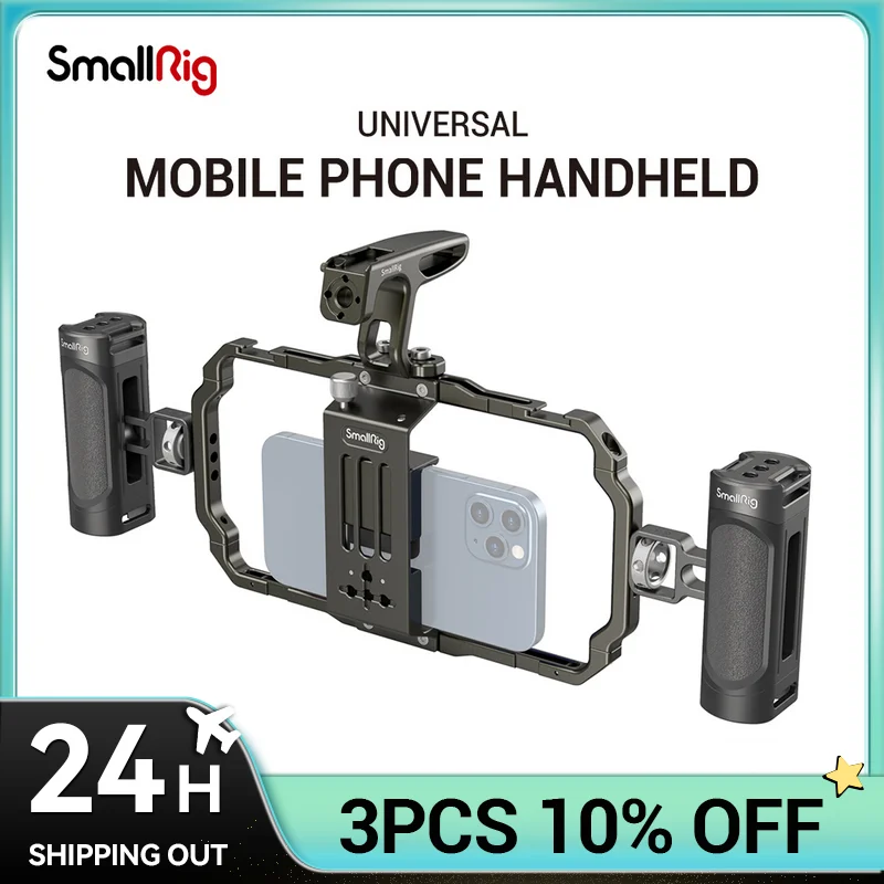 SmallRig Universal Mobile Phone handle handgrip Handheld For iPhone 13