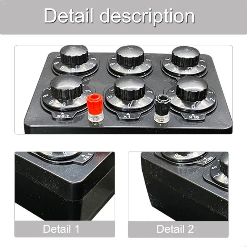 L9BA 0-99999.9Ω 과학 교육용 가변 저항기 물리학 전기 장비