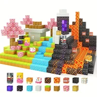Creative Street View Magnetic Building Block Bricks My Famous Scene World Architectural Kit DIY Model Kids Tech Toy for Kid Gift 1