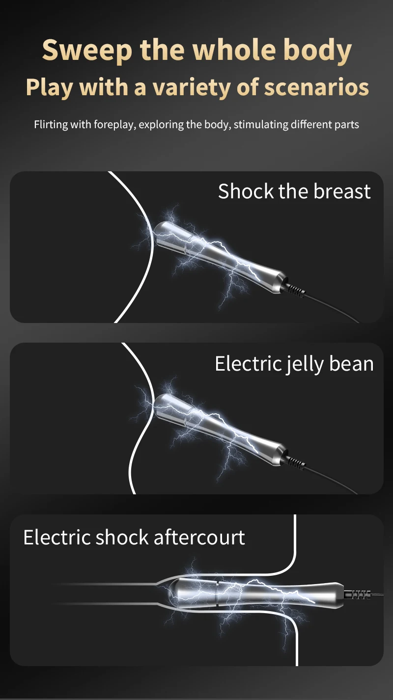 Electric Electro Sex Toys Shock Butt Plug Prostate Massager