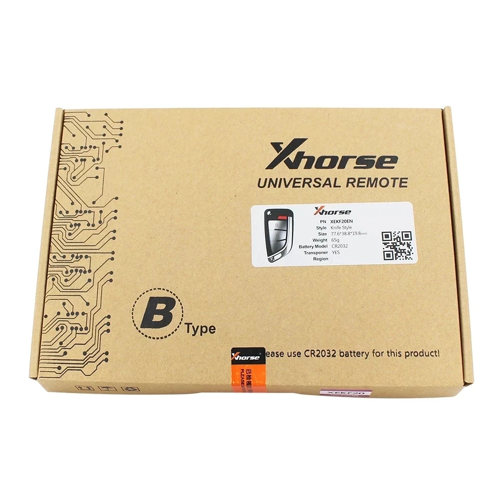Xhorse XEKF20EN VVDI 슈퍼 원격 나이프 플립 스타일 4 버튼 VVDI2/미니 키 도구/최대 XT27A XT27A66 칩이있는 범용 키