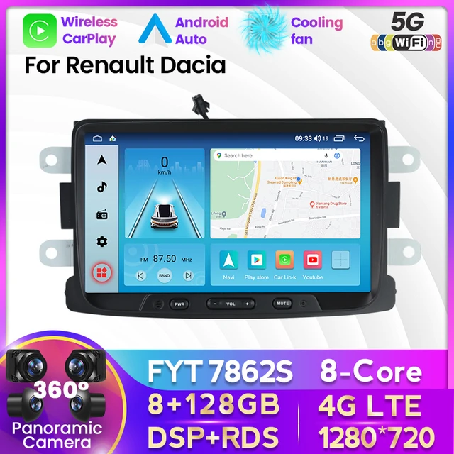 2din 8 Android Car Radio For Dacia Sandero Duster Renault Captur