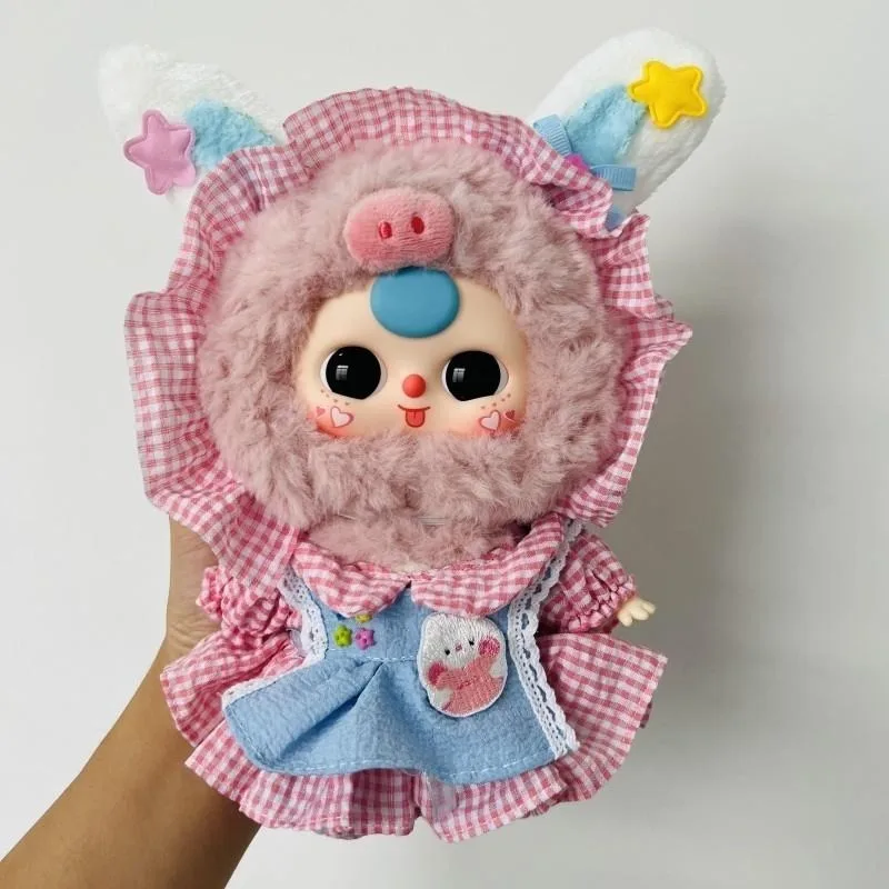 thumbnail image 4 of Vestido bonito para bebé de 20cm, muñeca de algodón de tres V3, juguetes de peluche, ropa de vestir, regalo de cumpleaños para niñas, 4 of 5