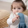 Baby Security Blanket Soft Cotton Muslin Comforter for Newborn Infant Sleeping Snuggle Toy Stuffed Animal Soothe Appease Towel 6