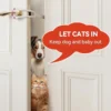 Cat Door Holder Latch Adjustable Dog Door Stopper Elastic Gate Lock Flex Latch Strap Keep Dog Out From Entering Pet Gate Supply 2