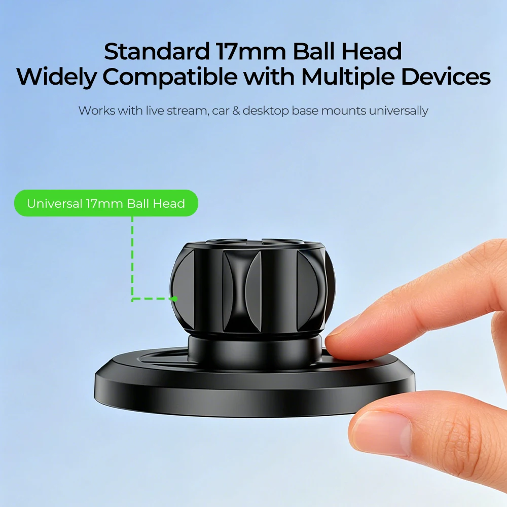 Universal Magnetic Car Phone Holder with Adjustable Stand