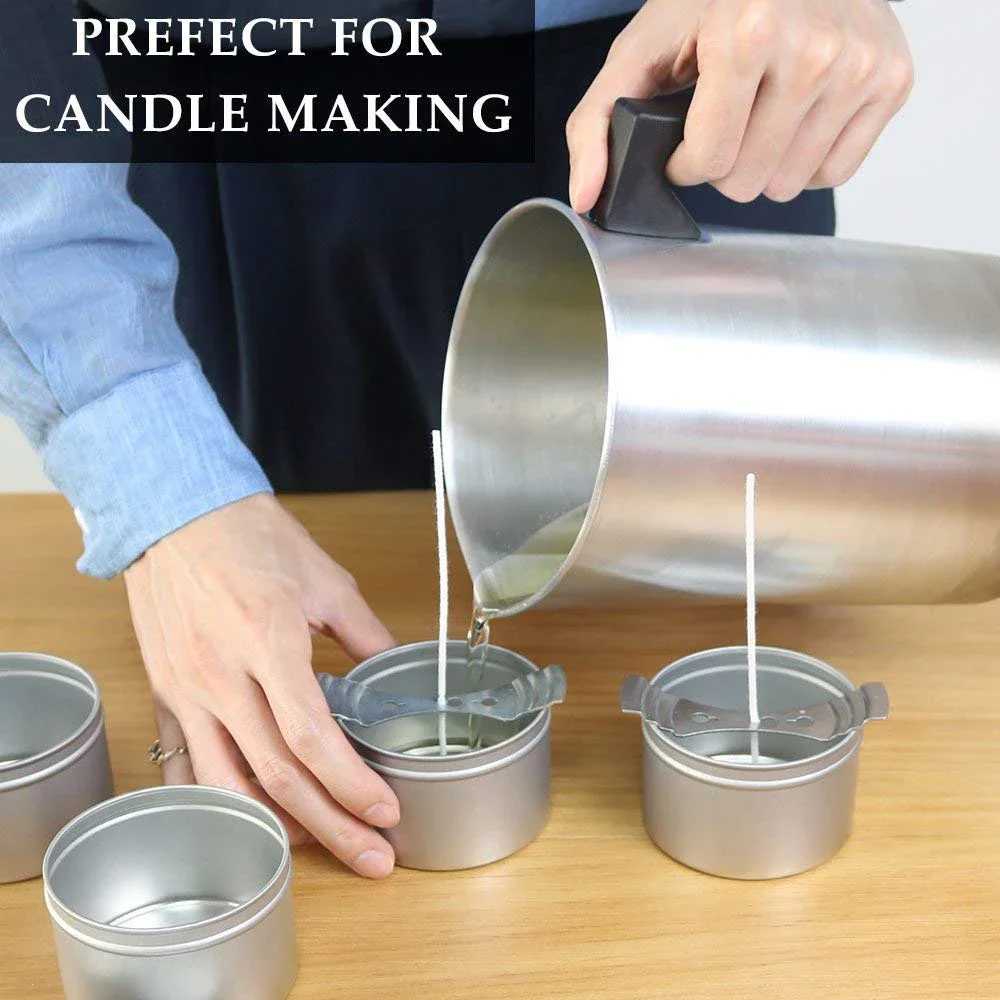 

Stainless Steel Wax Melting Pot DIY Candle Soap Melt Pitcher Milk Frothing Jug With Long Handle,Can Save Labor And Avoid Splash