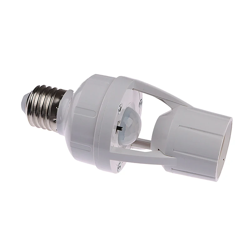 Smart E27 PIR Motion Sensor Light Switch 110V 220V Detector Base Lamp Holder Lux Time Delay Adjust Control Bulb Socket