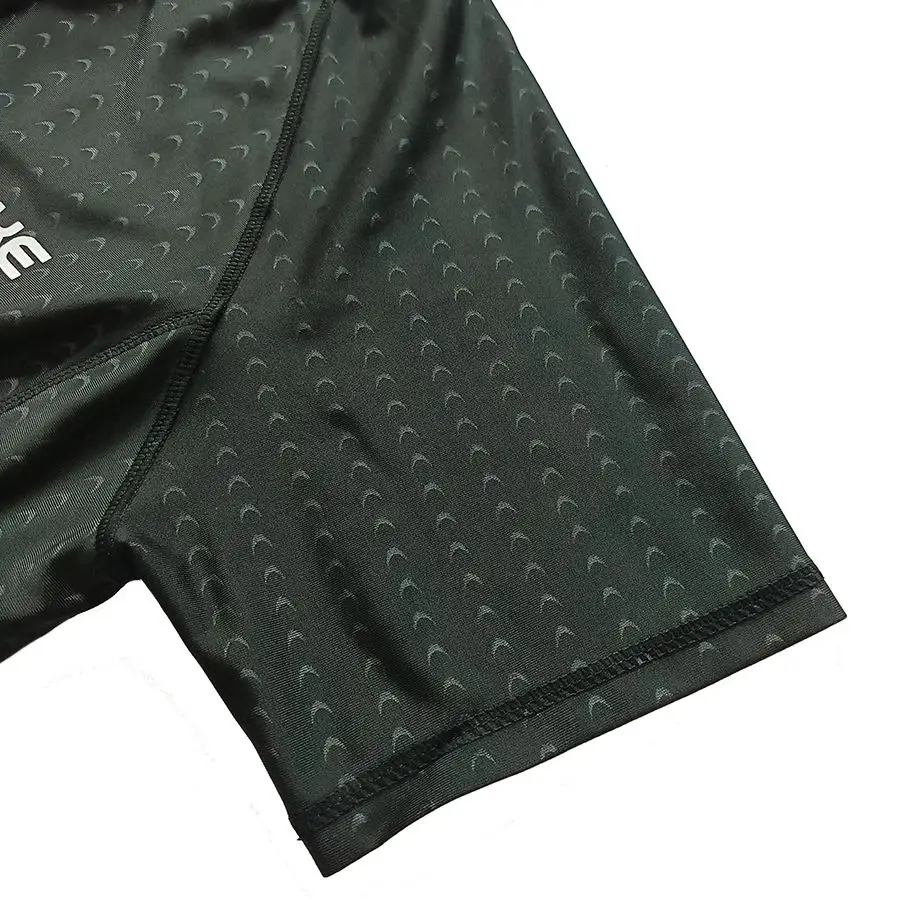 يوكي-ملابس سباحة سريعة الجفاف للرجال ، قمة سباحة ، واقي من الطفح الجلدي للشاطئ ، بدلة سباحة لركوب الأمواج ، قميص بأكمام قصيرة ، قميص دافئ ، سريع الجفاف