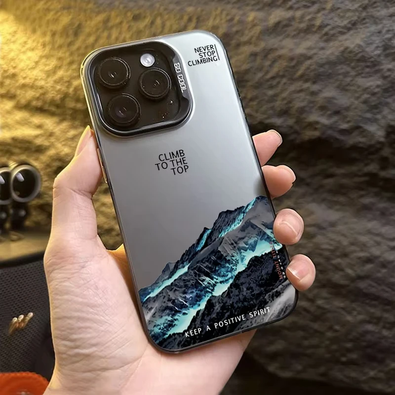 Vivid Dual Flame Mountain Phone Case Cover