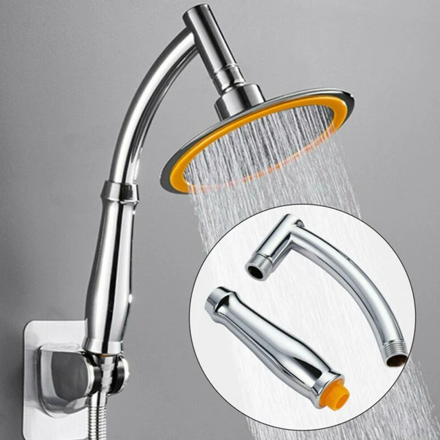 Kit de bras d'extension de pommeau de douche, bras de douche incliné réglable – Image 2