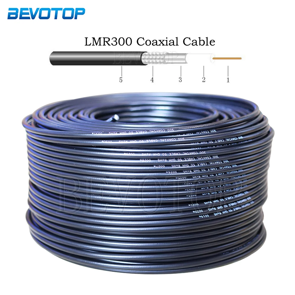 LMR300CoaxialCableHighQualityLowLossLMR30050Ohm505Pigtail