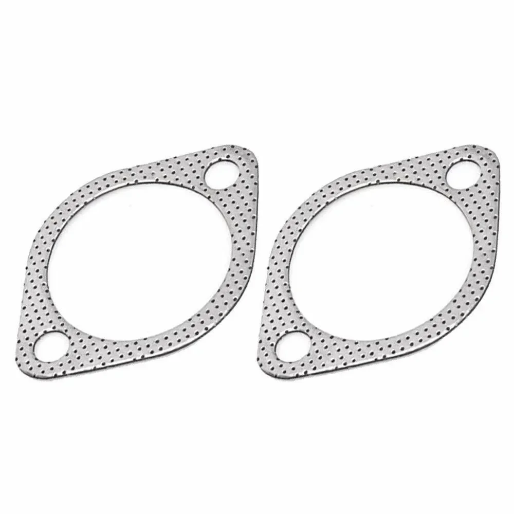 2 Bolt Flange Gasket 2* 3" Inch 76mm Downpipe Exhaust Metal Multi Layer