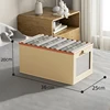 1PC Fabric Window Cotton Linen Storage Box Wardrobe Storage And Arrangement Large Clothing Storage Box Toys Can Be Folded 4