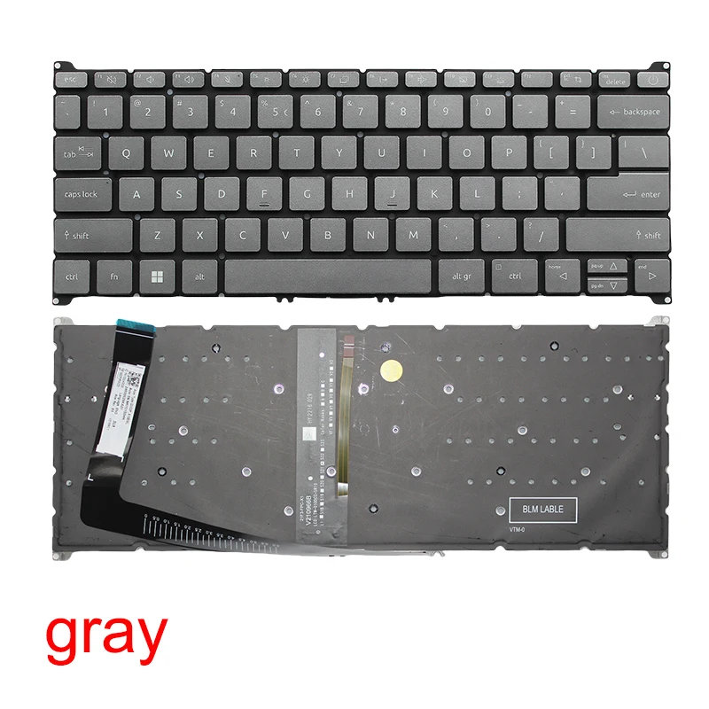 Laptop replacement keyboard for Spin SP314-55 SP314-55N SP514-51N with backlight
