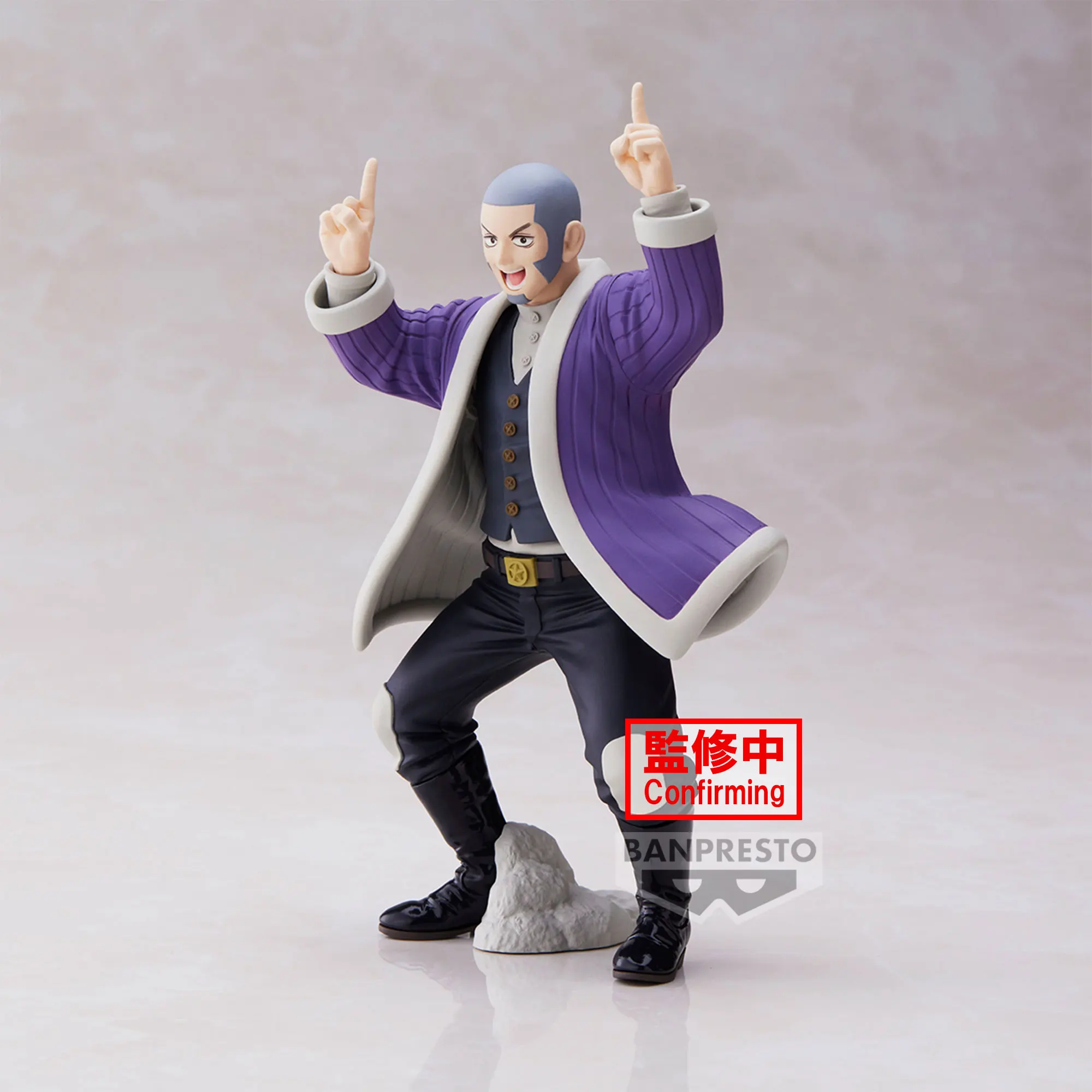 In Stock Original Golden Kamuy Yoshitake Shiraishi Anime Figures PVC Action Figures Bandai BANPRESTO 15cm Toys