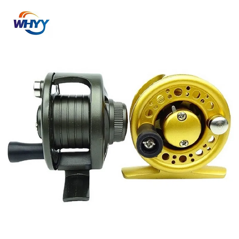 

WHYY Mini Fly Ice Fishing Reel 1+1BB 1:1 Gear Metal Structure Wheel Fishing Accessories for Saltwater Freshwater Fishing Coil