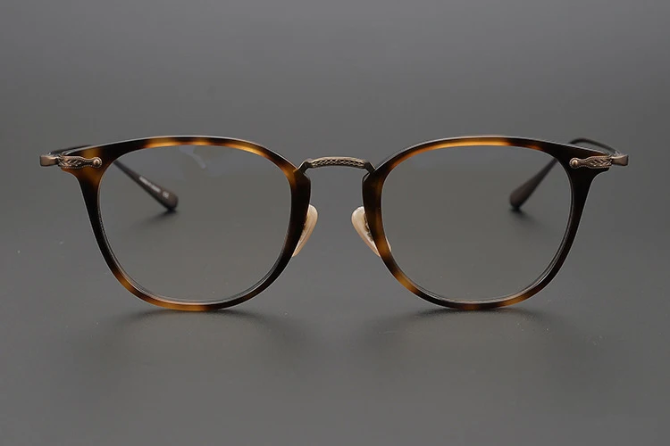 Oliver Luxusmarke Titan Acetat Ultraleicht Brillengestell Männer Vintage Quadratische Brillen Frauen High-End-Qualitätsbrillen 5307 – Detail 9