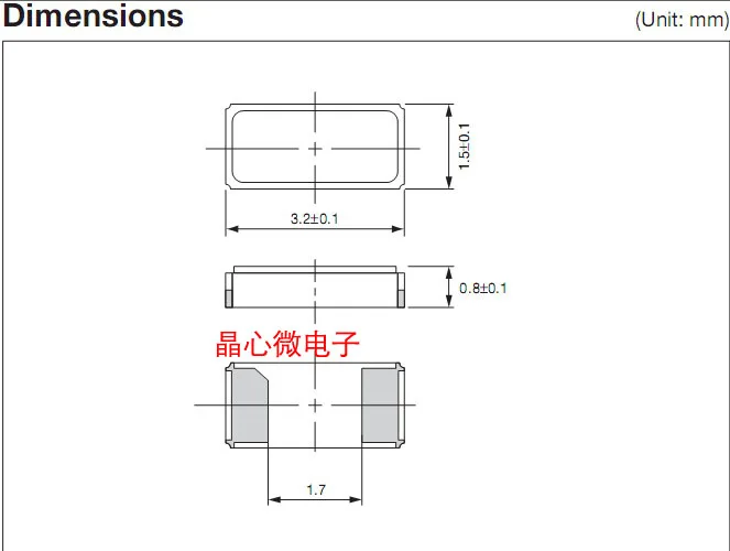 50pcs/FC-135 32.768KHZ 패시브 패치 수정 발진기 3215 3.2*1.5 32.768K DST310S 원본