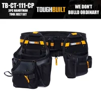 ToughBuilt TB-CT-111-CP 3PC Handyman Tool Belt Set Tools Packaging Bag 1