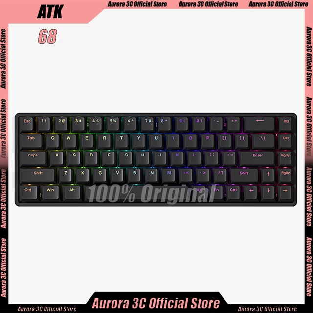 ATK68-Mechanicalゲーマーキーボード、有線キーボード、ラピッド 