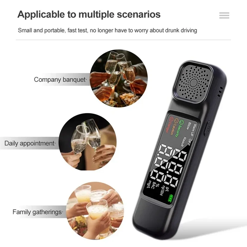 ABSS-New AM03 Alcohol Tester Breathalyzer