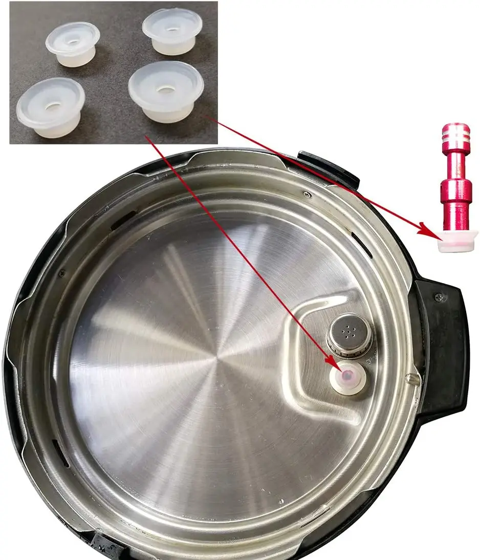 10pcs Replacement Float Valve Gaskets Universal Float Valve Sealer Silicone Pressure Cooker Sealing Caps Instant Pot