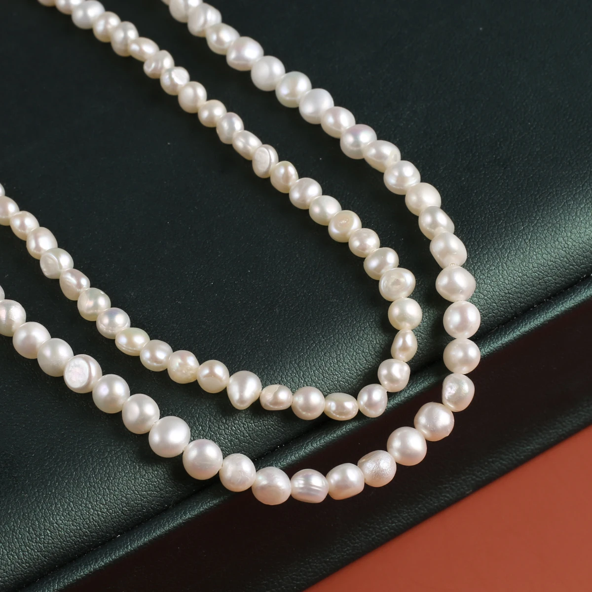 Natural Pearl Two-Sided Light Beads Exquisite Shape Elegant Appearance For DIY Jewelry Making Handmade Bracelet Necklace