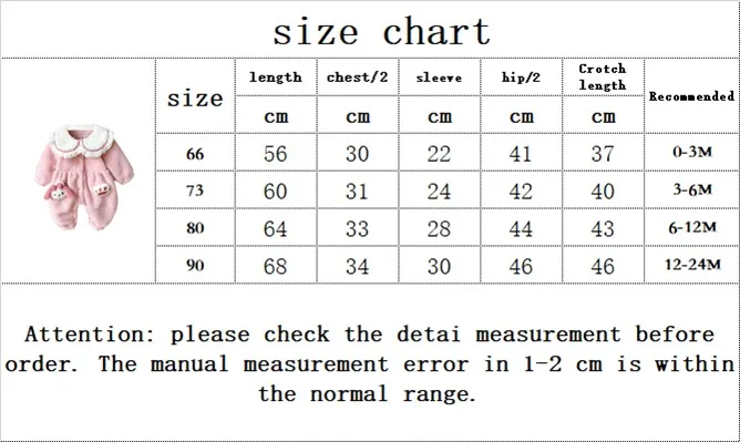 2025 Winter New in Kids Baby Girls Thicken Plush Warm Outfits ,toddler Infant Peter-pan Collar Jumpsuits Newborn Romper 0-24M