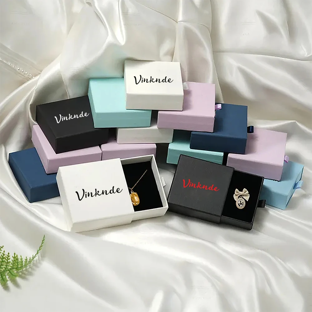 24Pack Bulk Pull-Out Bracelet Gift Box Paper Drawer