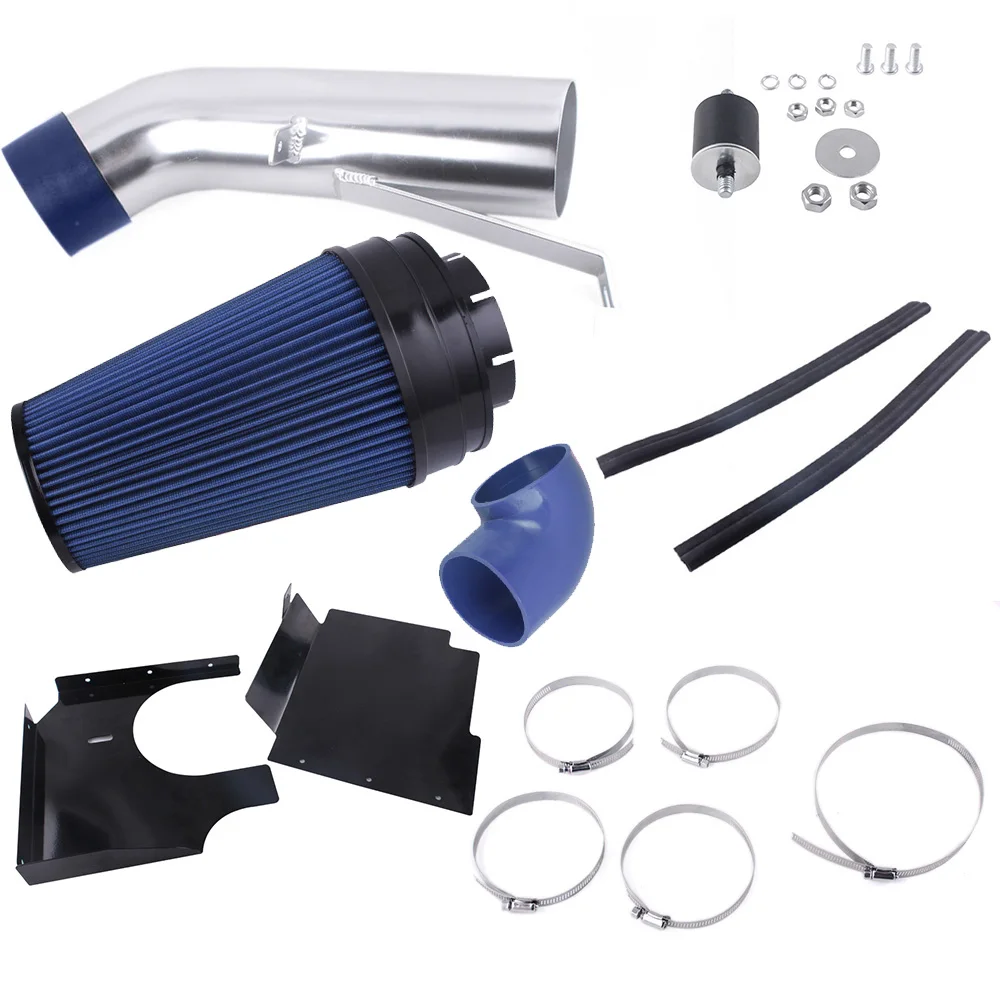 4Red Cold Heat Shield Air Intake Kit For 99-06 Silverado 1500 4.8