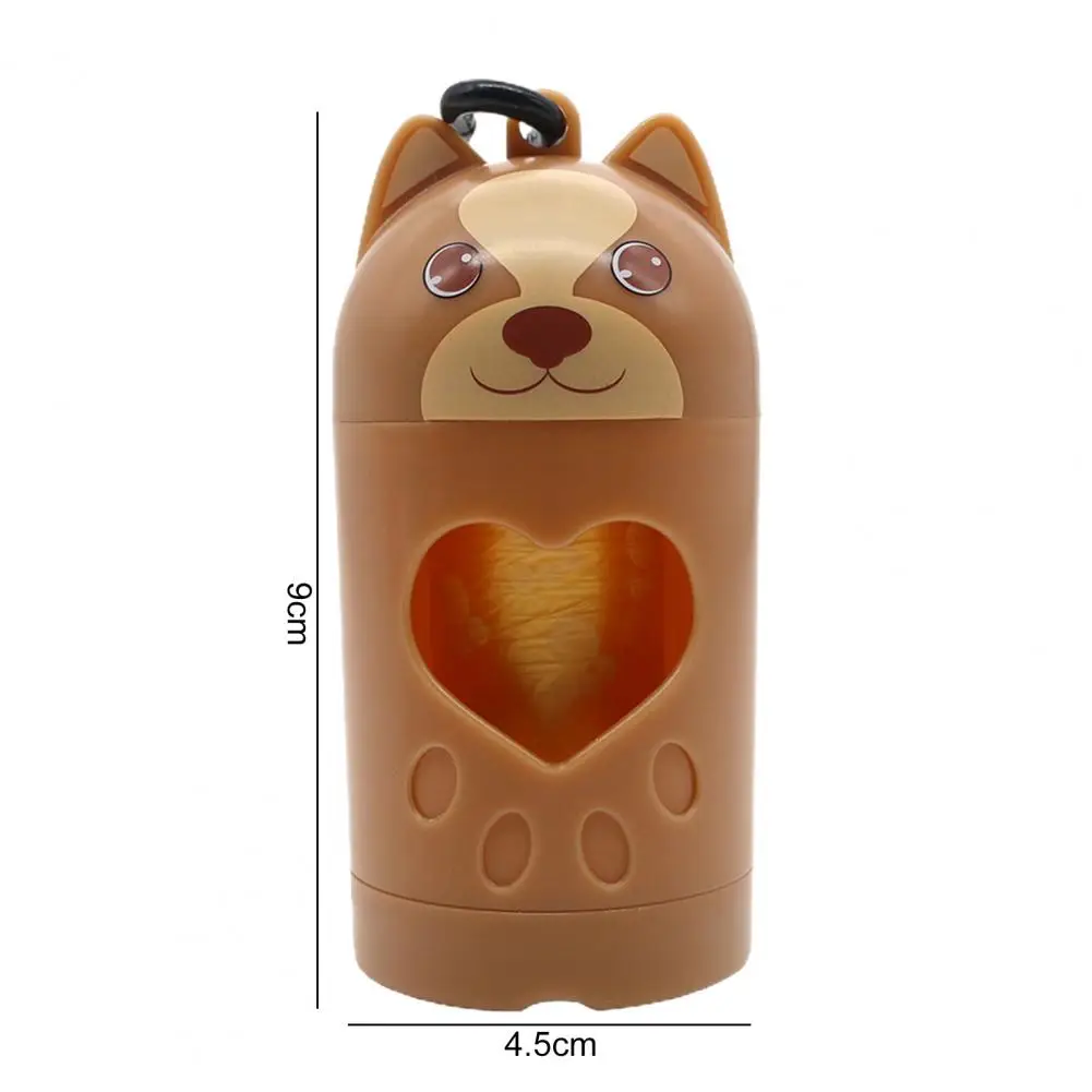 Dog Poop Bag Holder Pet Picker Bottom Opening Pet Picker Poop Dispenser with Carabiner For Outdoor Travel Hiking Dog Bag Holder
