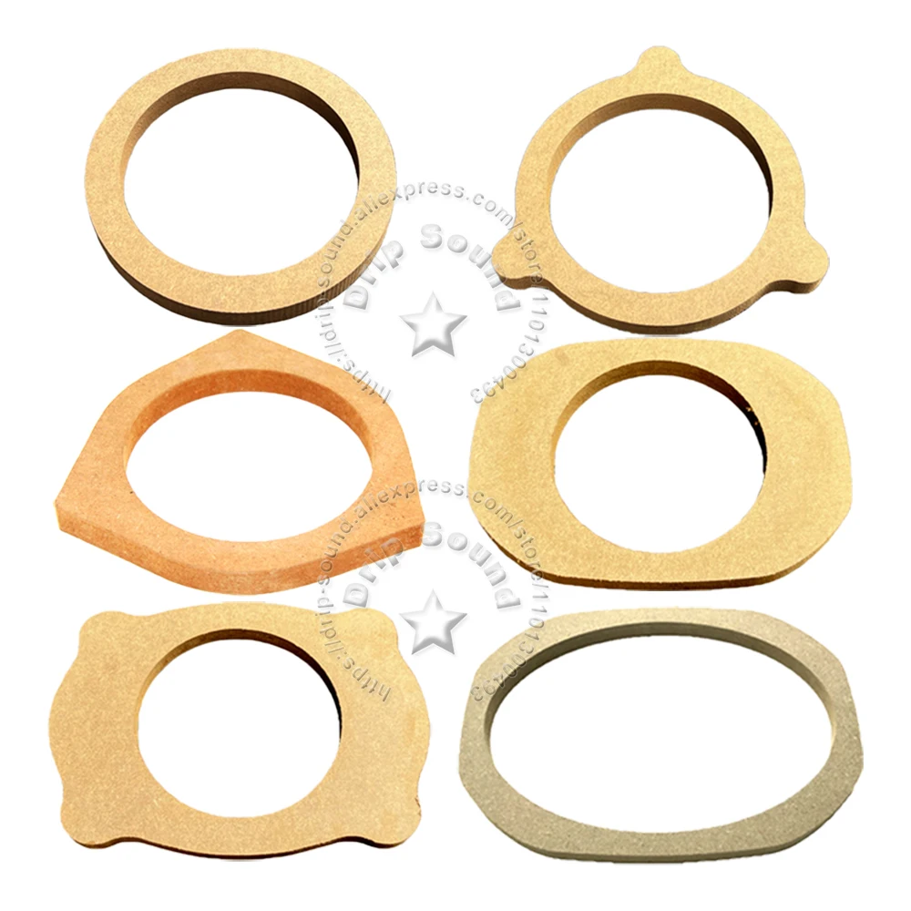 2 Anelli Distanziatori Per Altoparlanti Auto 6,5 Pollici, Staffe In ABS Per Montaggio, Compatibili Con Magotan Passat Phaeton
