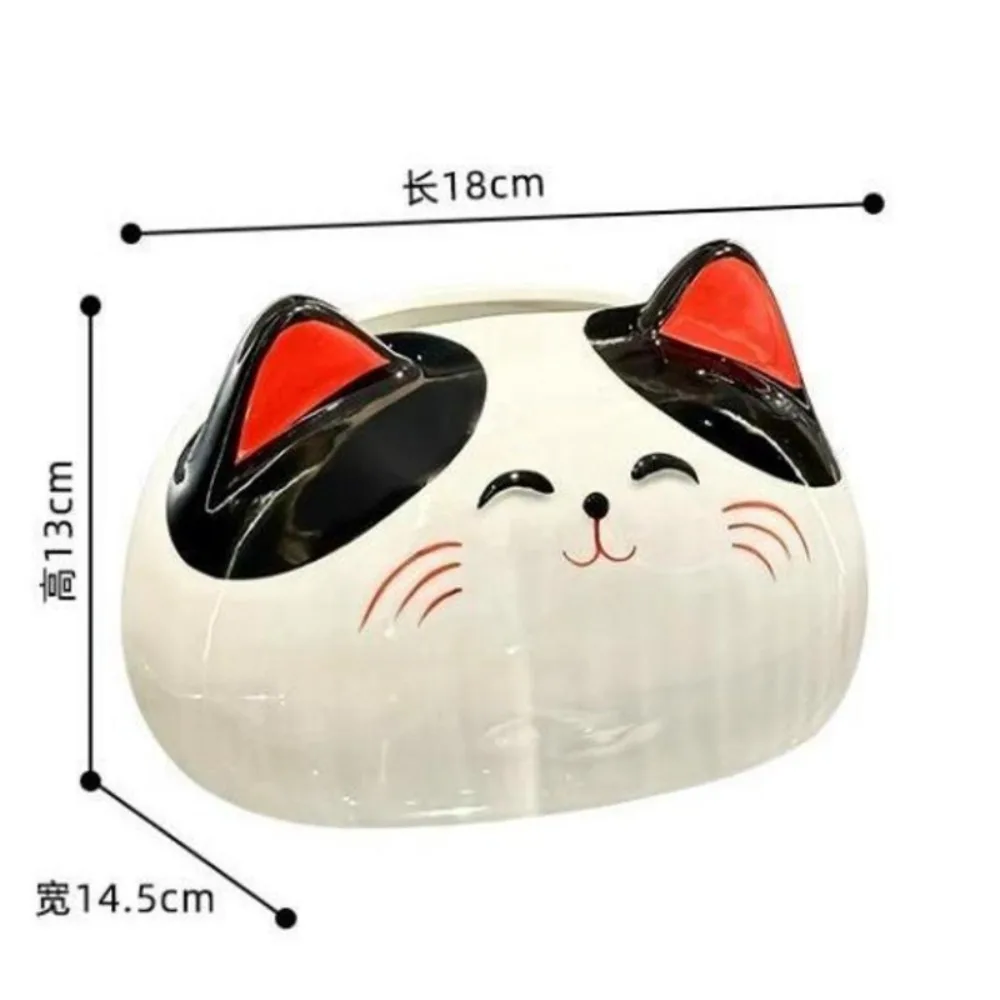 Cute Panda Tissue Box Drawing Box in The Living Room Bathroom Ceramic High-end Coffee Table Paper Box Home Decoration Napkins 6