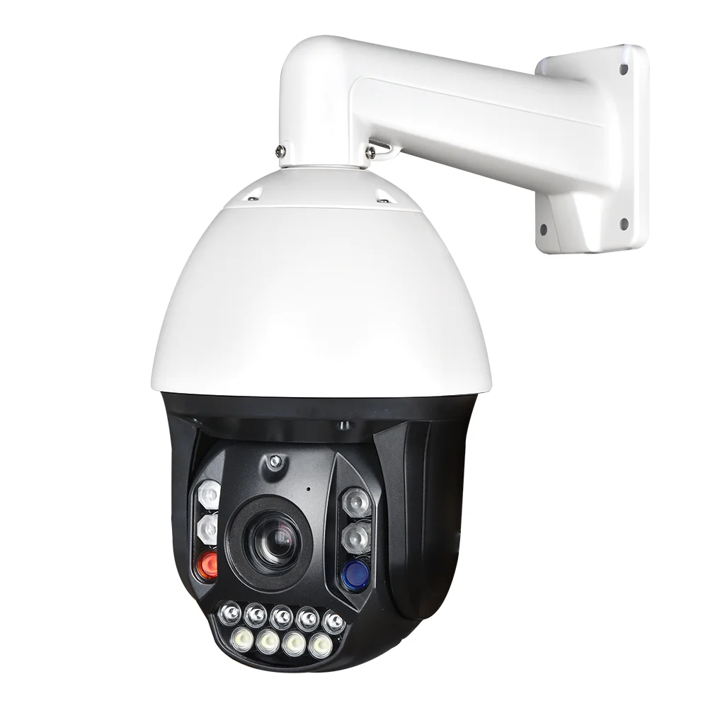 

30X Zoom Video Surveillance IP Camera 2 Way Audio Siren Alarm IR 200M Color Night Wireless WIFI 5MP Auto Tracking PTZ