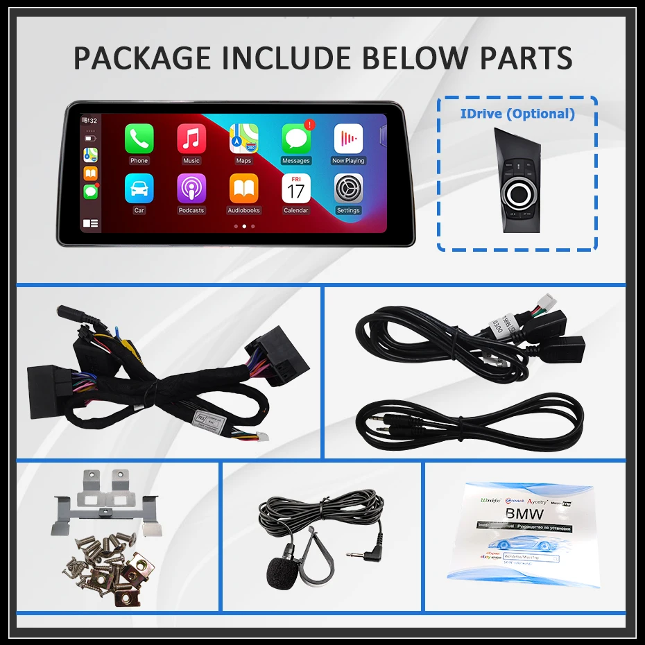 12,5 "Linux Touch Multimedia Bildschirm Android Auto Carplay Radio Für BMW E81 E82 E87 E88 2007-2012 Bluetooth spiegel Link Airplay – Detail 2