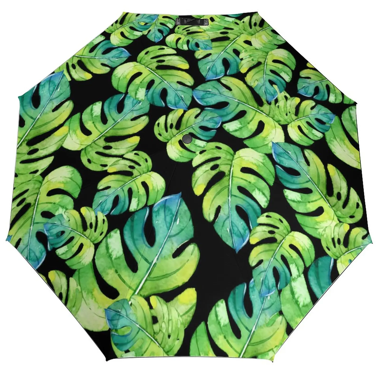 

Тропический Зонт с листьями, Складывающийся в 3 раза