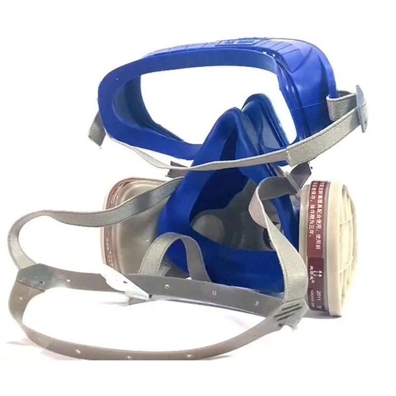 Adult Reusable Mask dust mask rubber gas mask With Filters Safety Goggles Rubber Protective Respirator